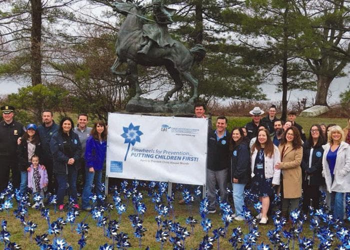 Pinwheel planting in Putnam marks child abuse prevention month