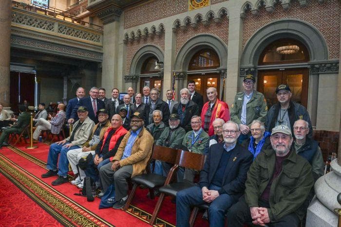 Harckham, Slater honor Vietnam veterans at State Capitol