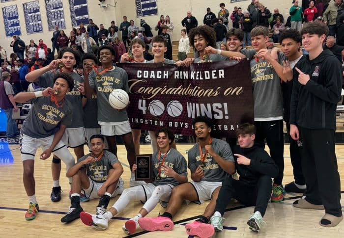 Kingston cruises to Class AAA championship; Kelder earns 400th career win